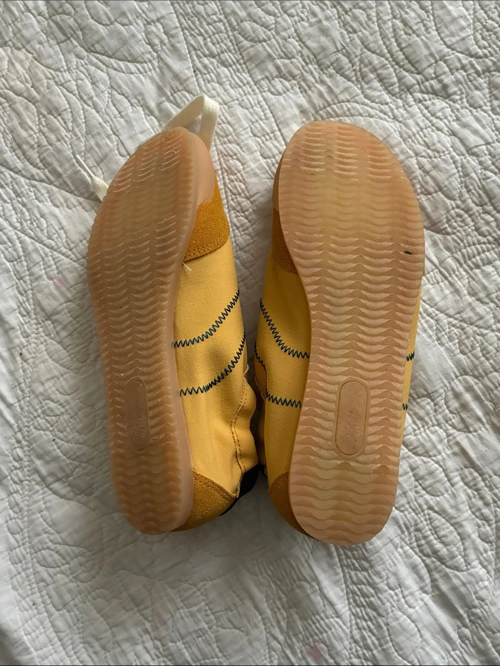 Blowfish Mustard Yellow and White Sneakers